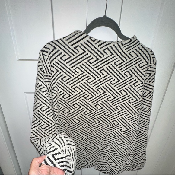 Anthropologie W5 Monochrome Geometric Shirt - Picture 3 of 7